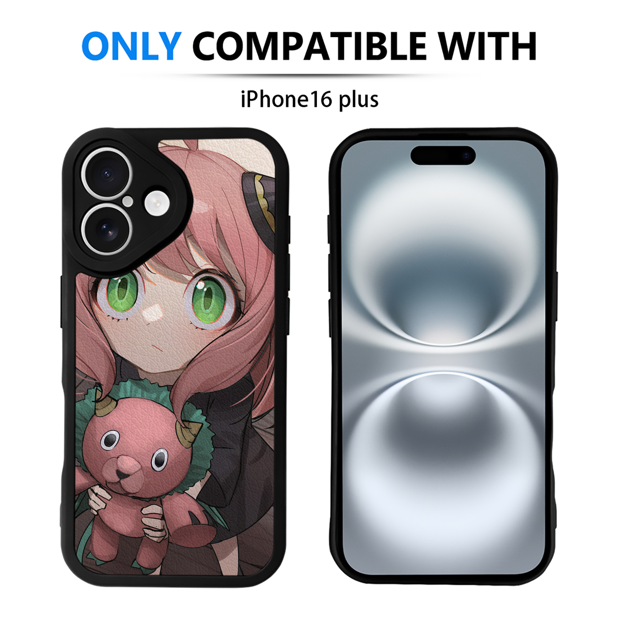（画像用） SPY×FAMILY间谍家家酒 【iPhone 16シリーズ対応】シリコンスマホケース（レザー調） 材質：シリコン